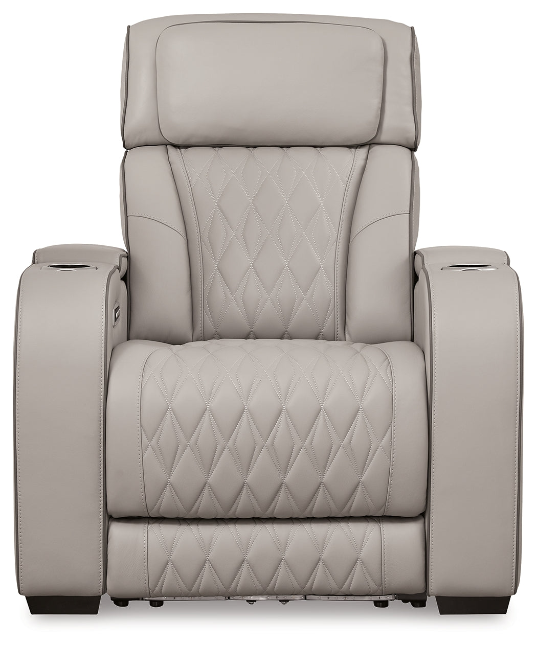 Boyington Gray Power Reclining Sofa, Loveseat and Recliner
