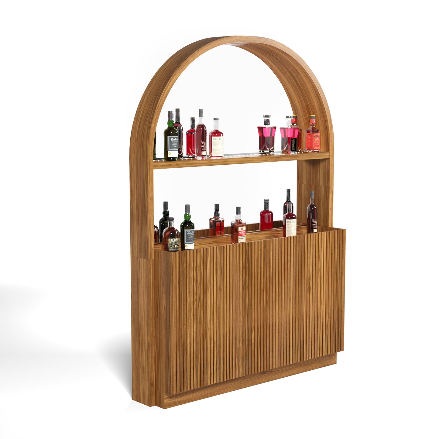 Prohibition Series Back Bar - Walnut