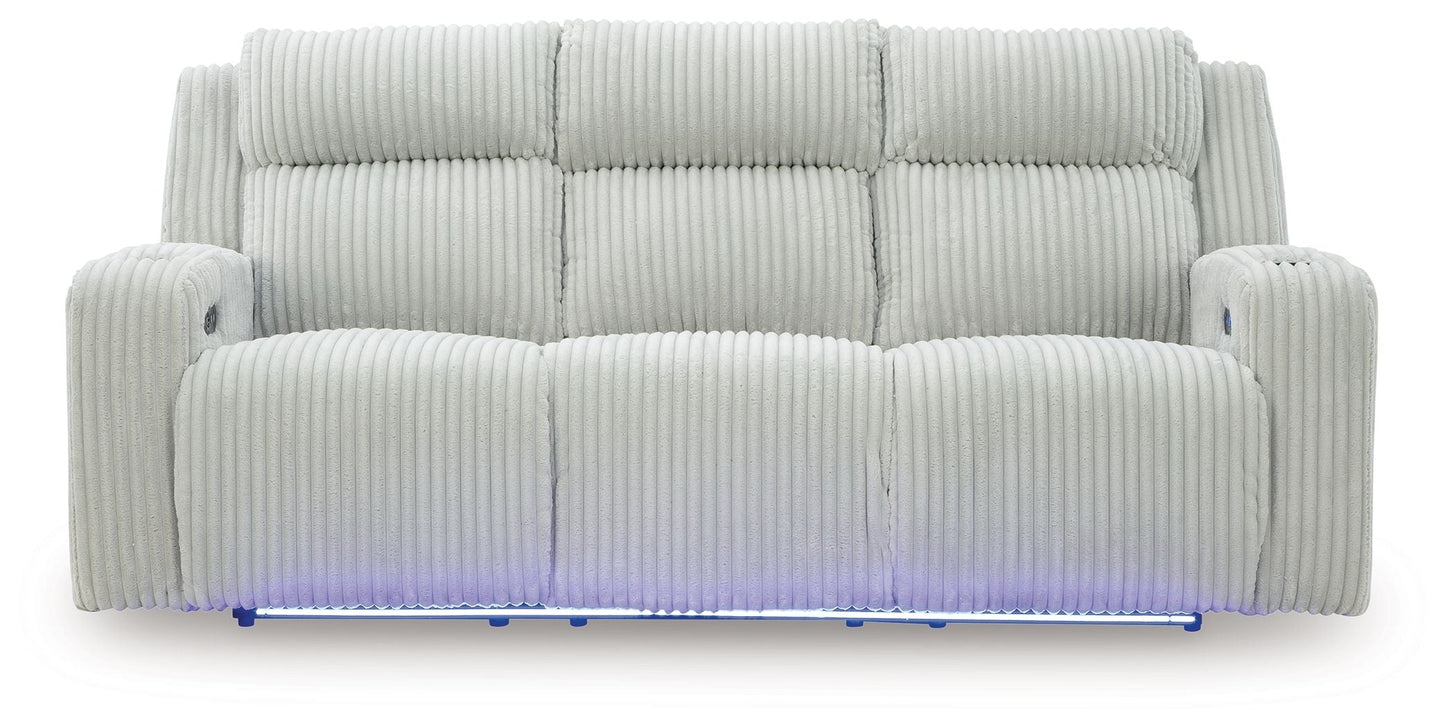 Forest Lake - Power Reclining Sofa With Adj Headrest