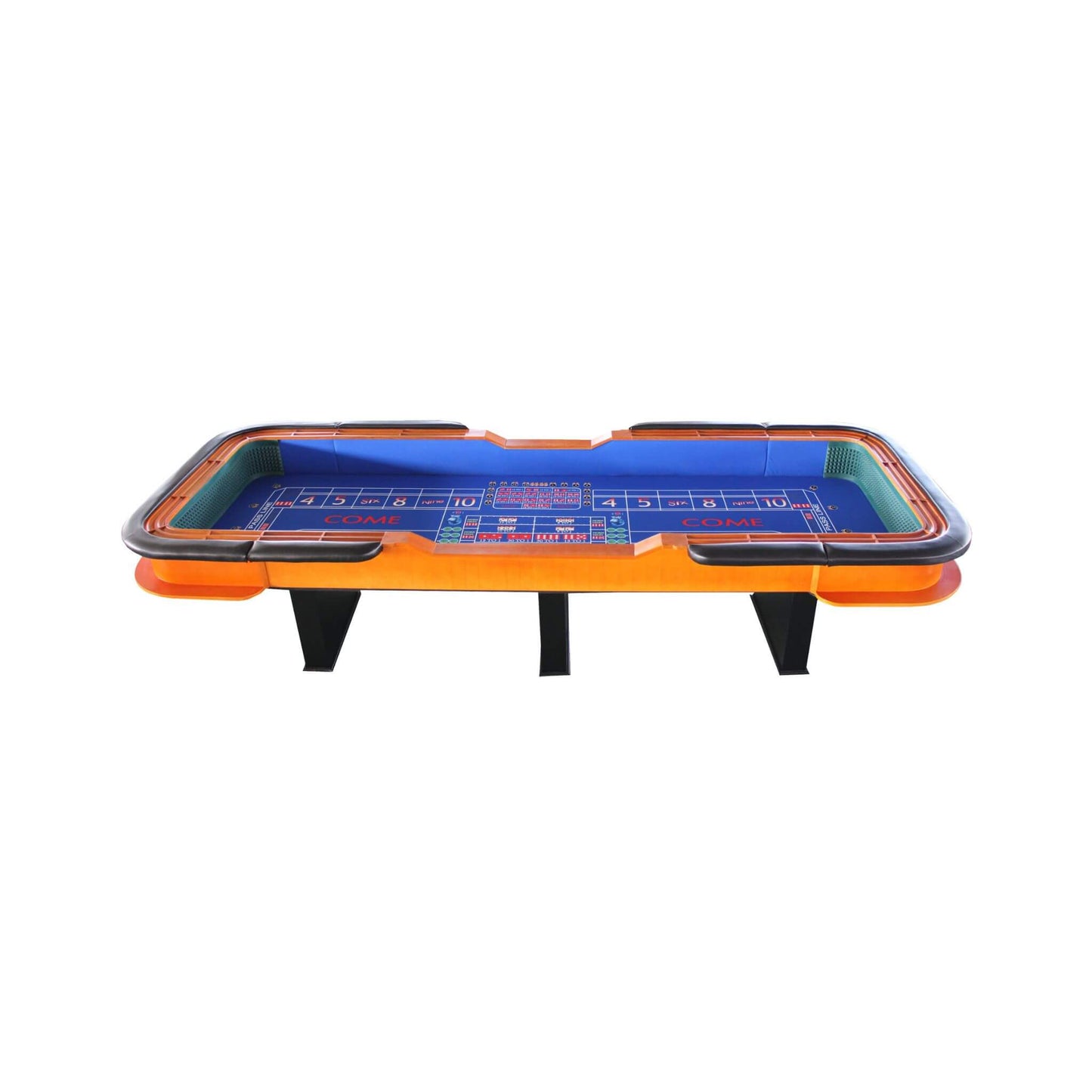 12FT Deluxe Casino Craps Game Table With Full Drink Rail