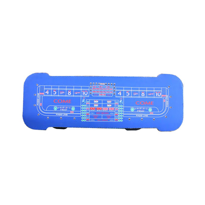12FT Deluxe Casino Craps Game Table With Full Drink Rail