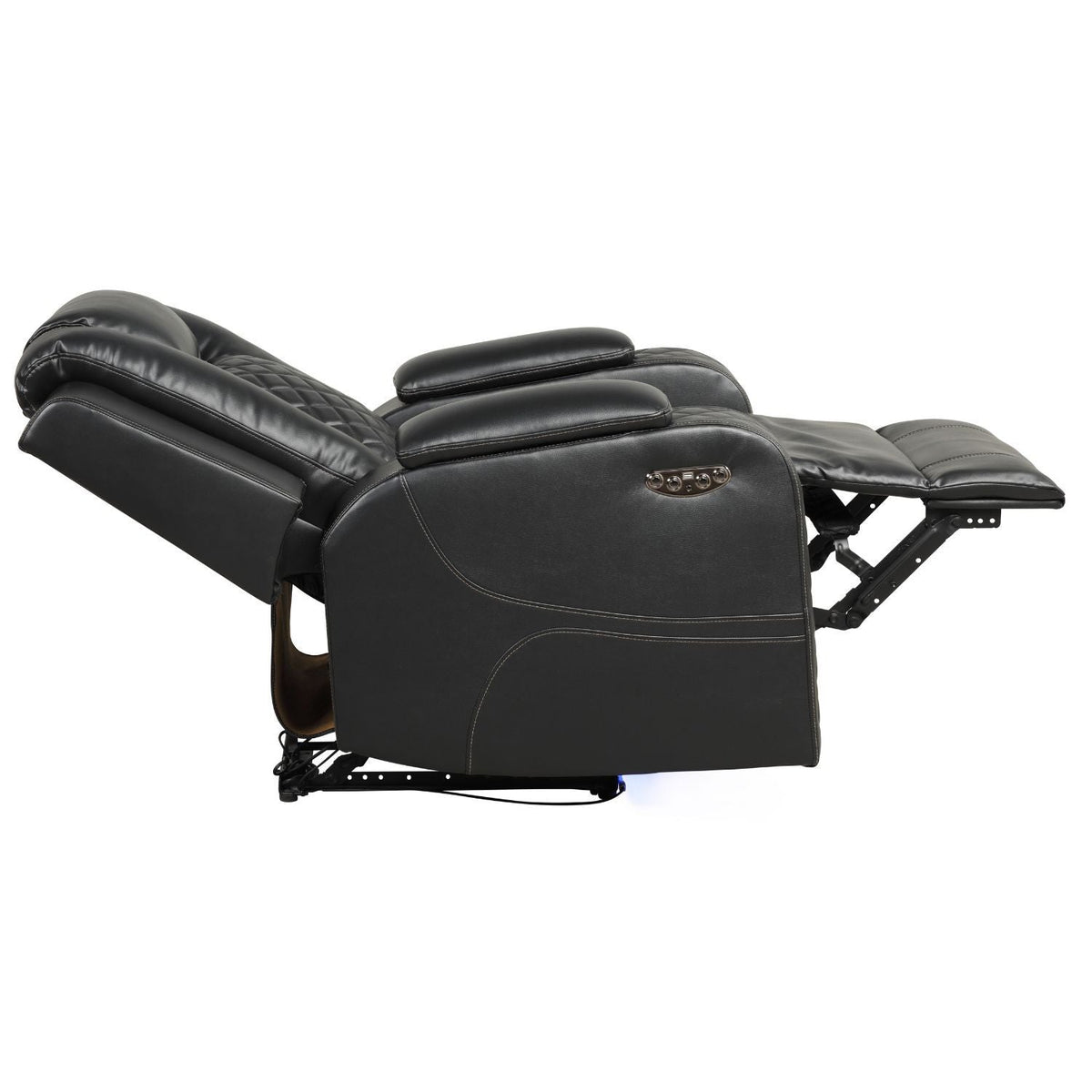 Benz - LED & Power Recliner Chair With Adjustable Headrest