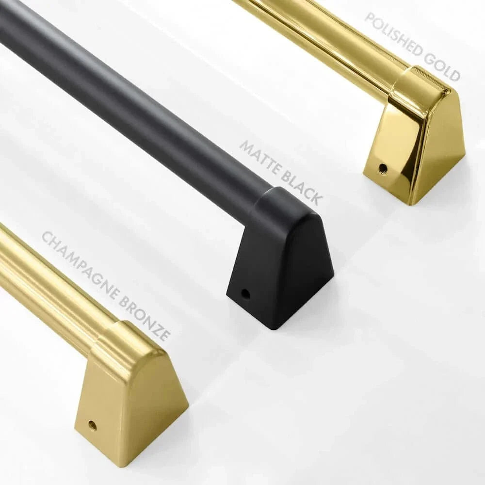 ZLINE 24" Touchstone 151 Can Beverage Fridge White Matte/Champagne Bronze Handle
