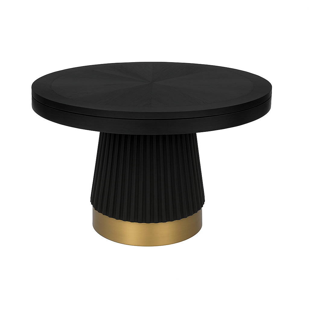 2 in 1 Poker Table  48" Black