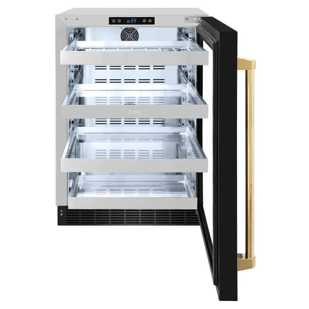 ZLINE 24" Touchstone 151 Can Beverage Fridge