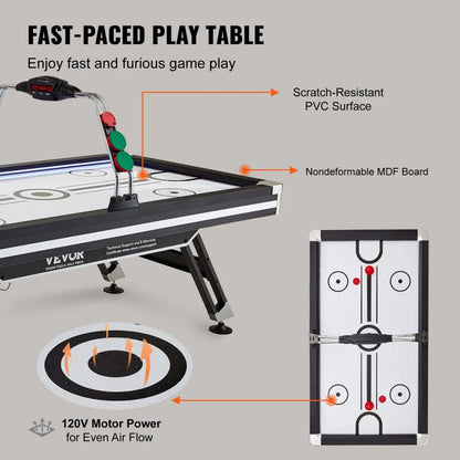 Air-Powered Indoor Hockey Table, 89"