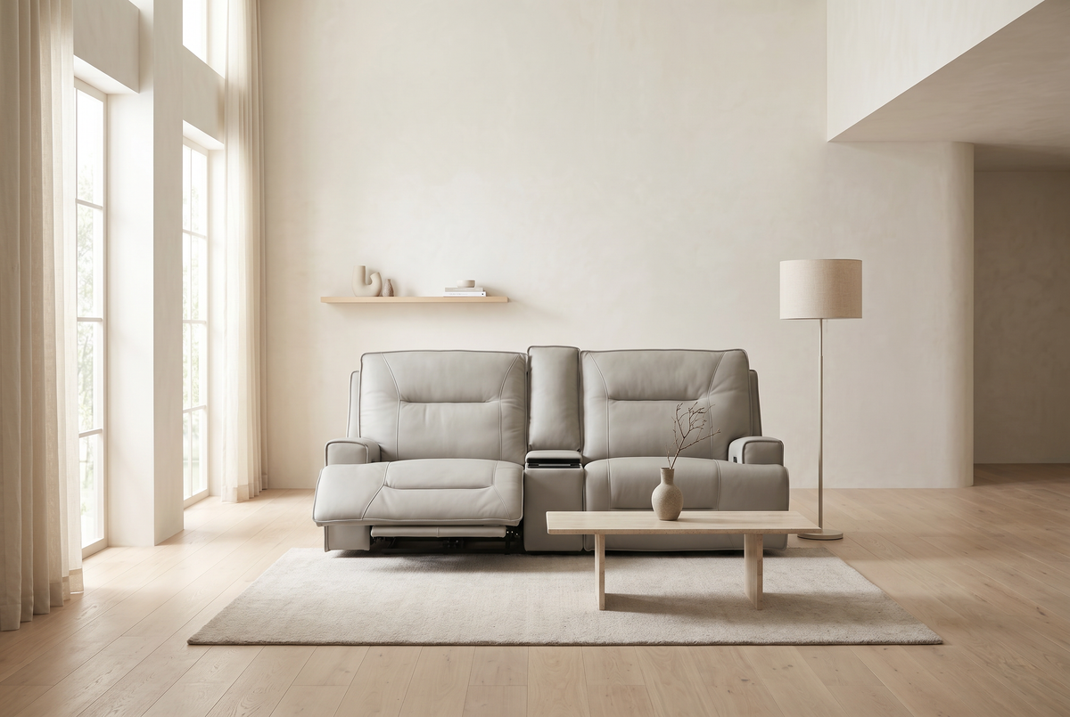 Atlas Fog 2-Piece Power Sofa Set