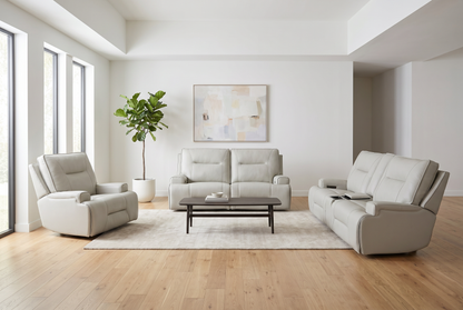 Atlas Fog 3-Piece Power Home Theater Seating