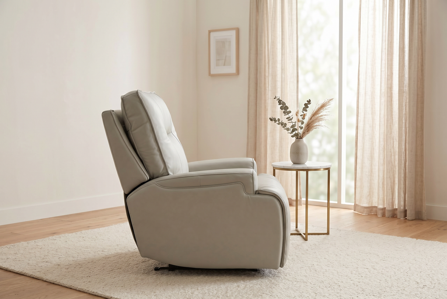 Atlas Fog 3-Piece Power Home Theater Seating
