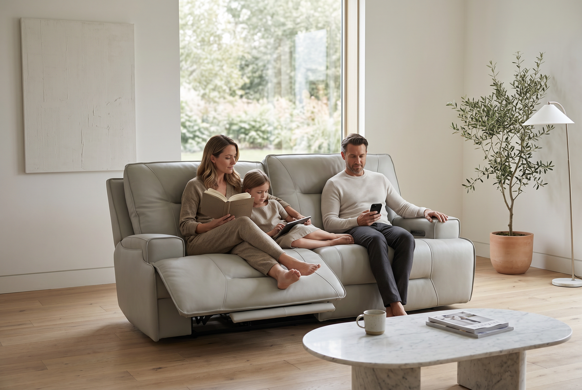Atlas Fog Zero Gravity Power Sofa