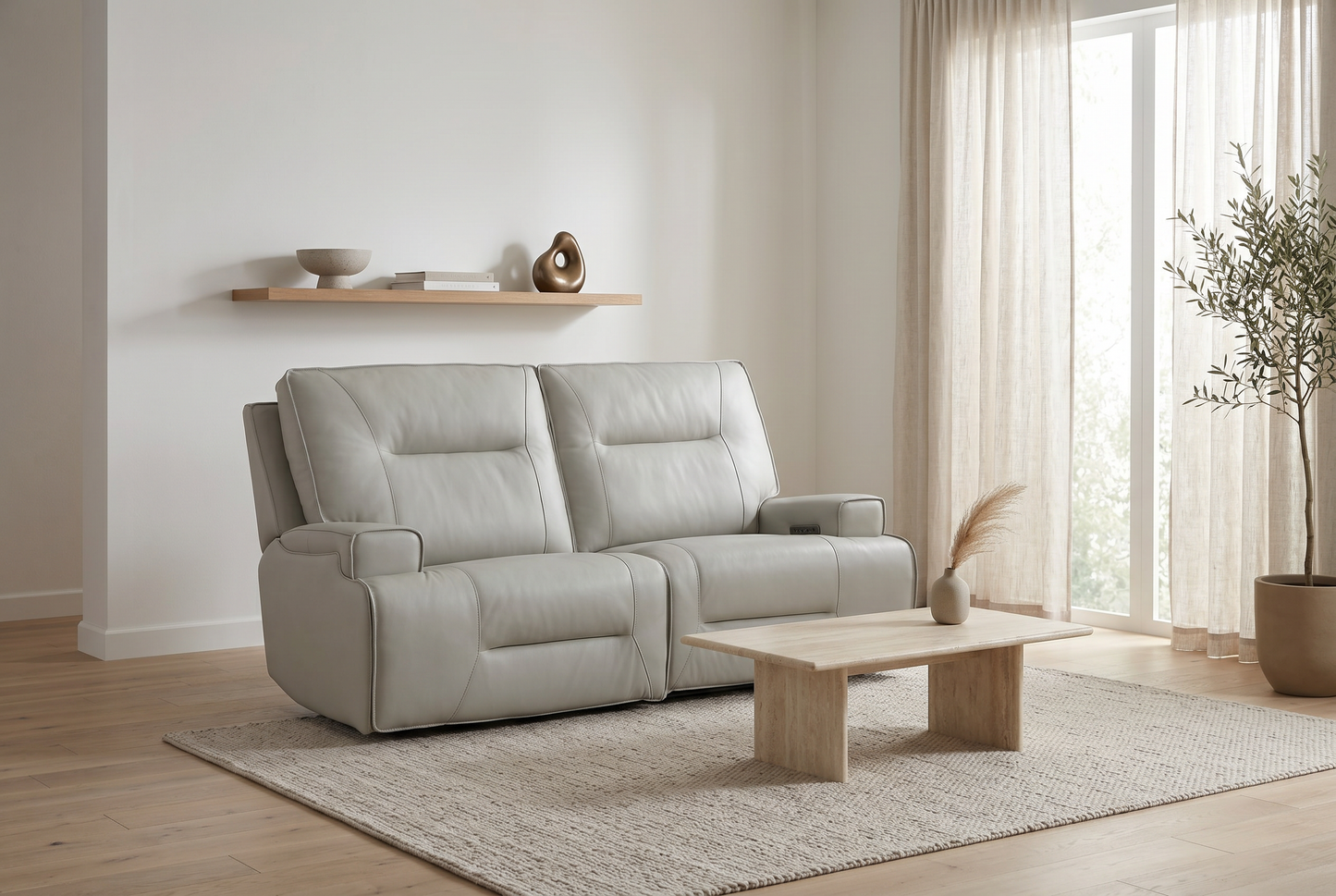 Atlas Fog Zero Gravity Power Sofa