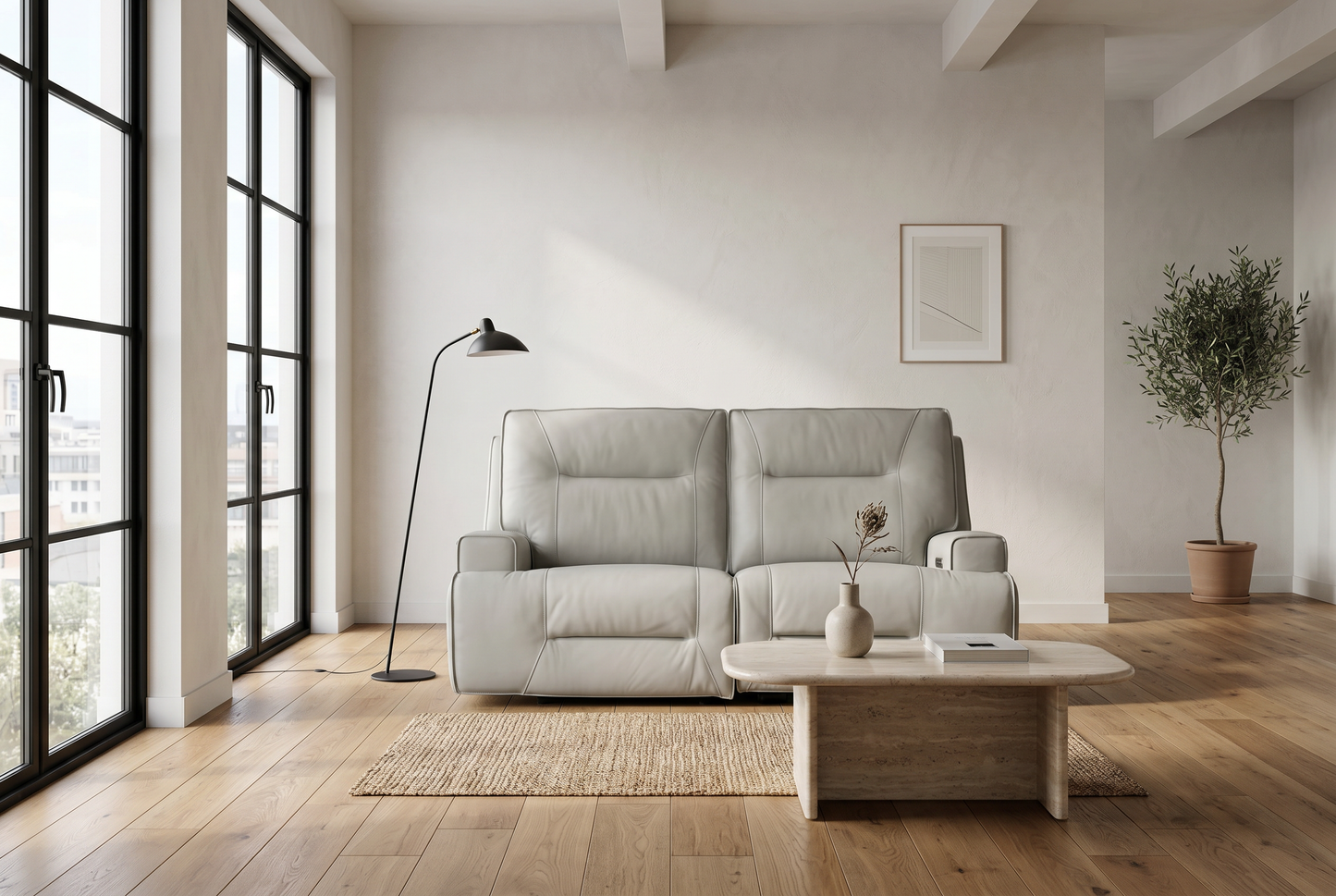 Atlas Fog Zero Gravity Power Sofa