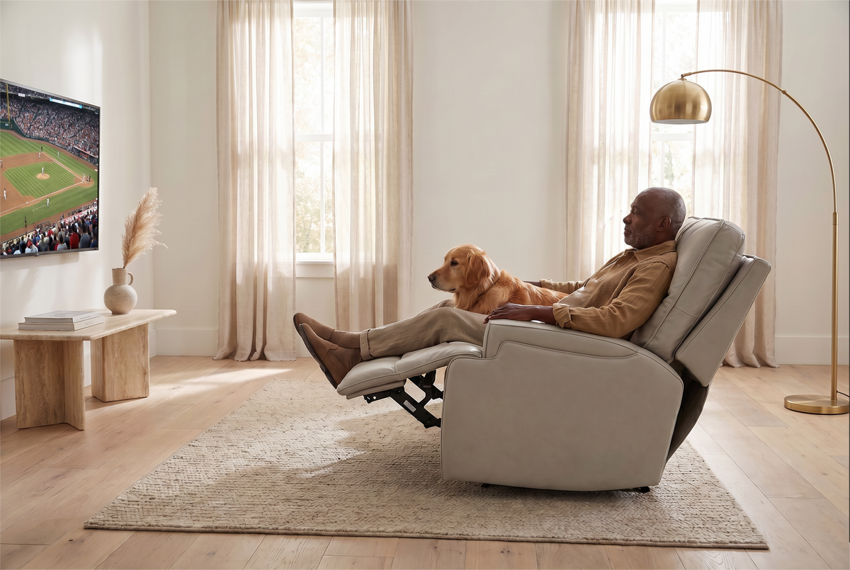 Atlas Fog 3-Piece Power Home Theater Seating