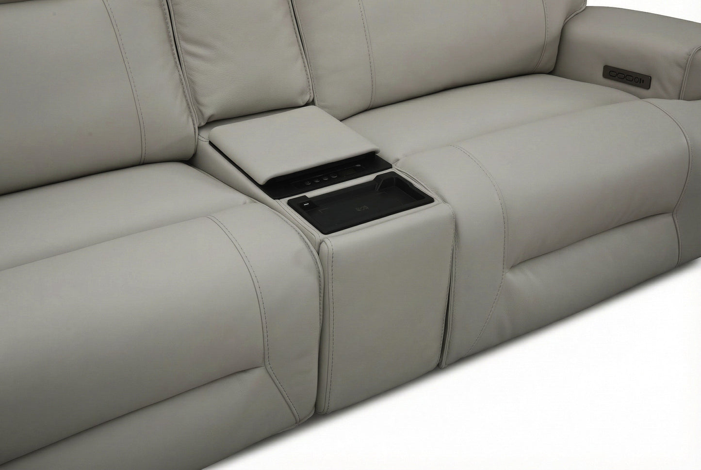 Atlas Fog 3-Piece Power Home Theater Seating