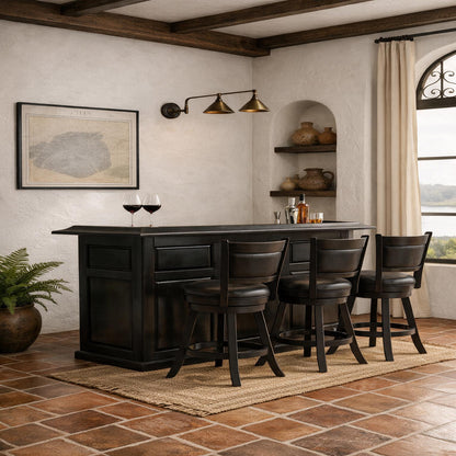 RAM Pub Series 72" Dry Bar Black