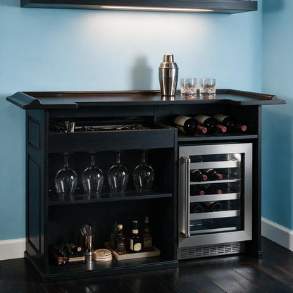 RAM Pub Series 72" Dry Bar Black