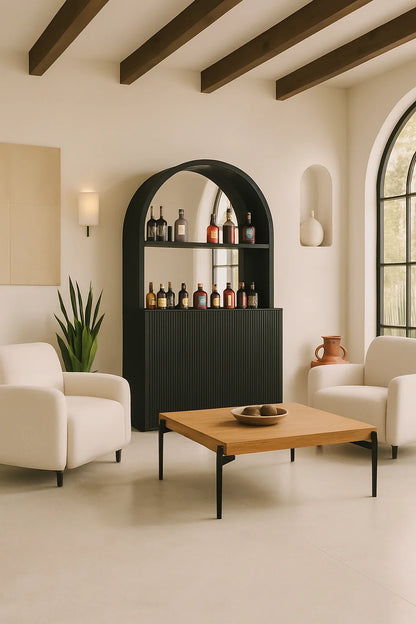 Prohibition Series Back Bar - Black