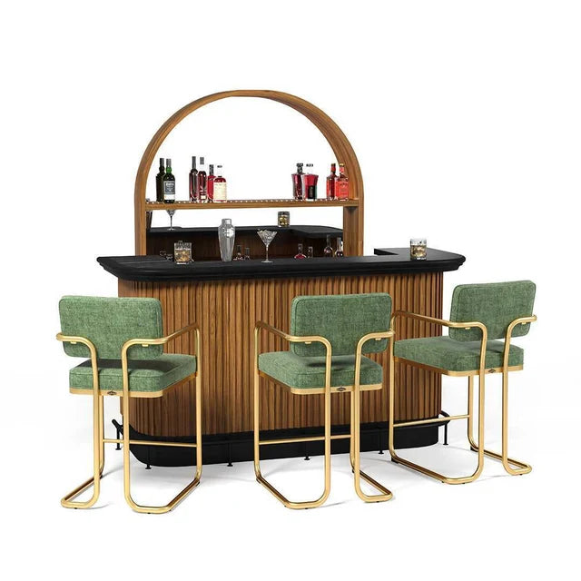 Prohibition Series Barstool with Arms