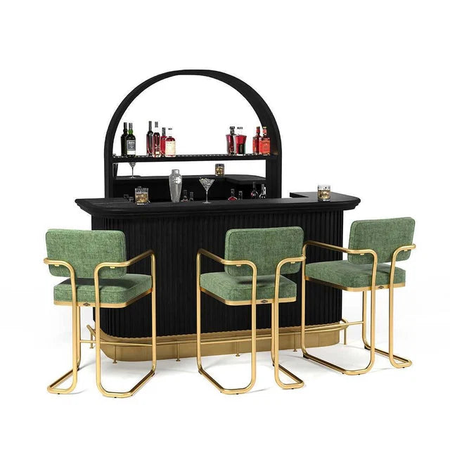 Prohibition Series Barstool with Arms