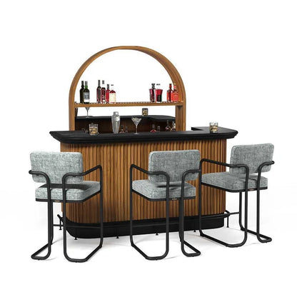 Prohibition Series Barstool with Arms
