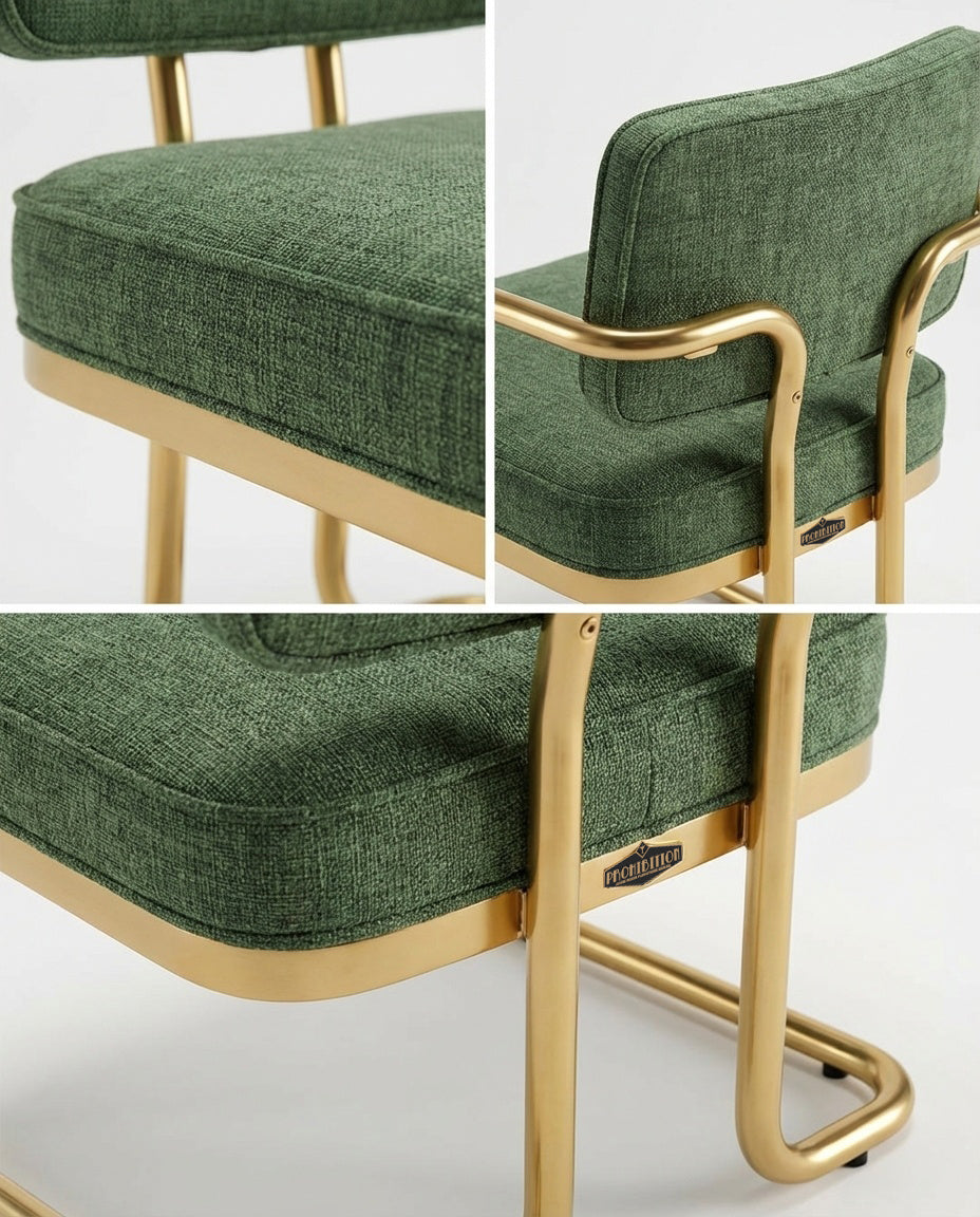 Prohibition Series Barstool with Arms