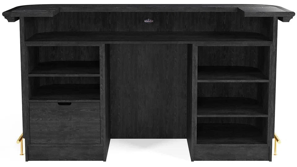 Prohibition Series 84" Cocktail Bar - Black
