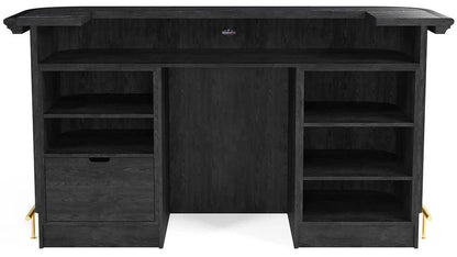 Prohibition Series 84" Cocktail Bar - Black