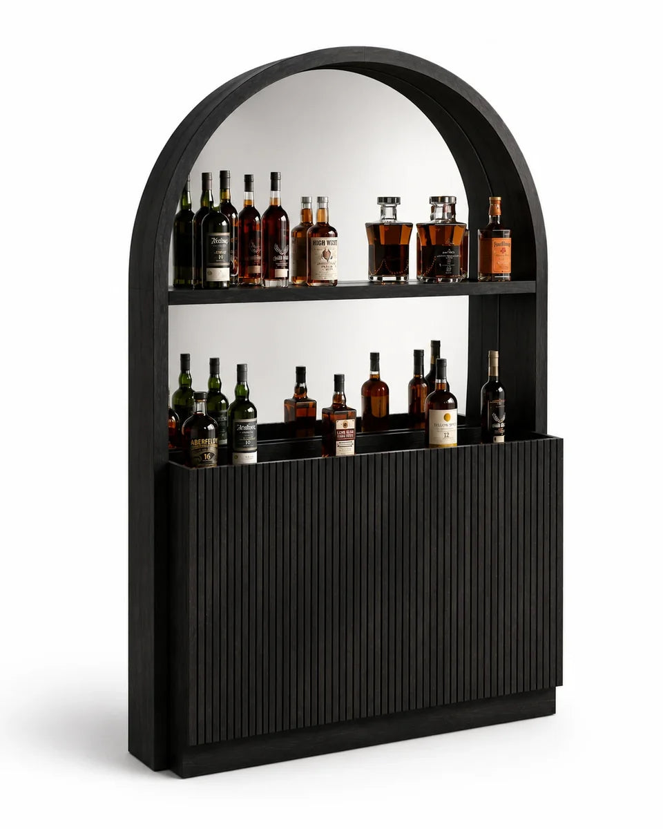 Prohibition Series Back Bar - Black
