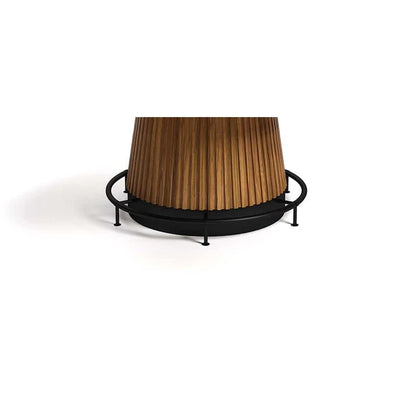 Black Footrail  60" Table Brown
