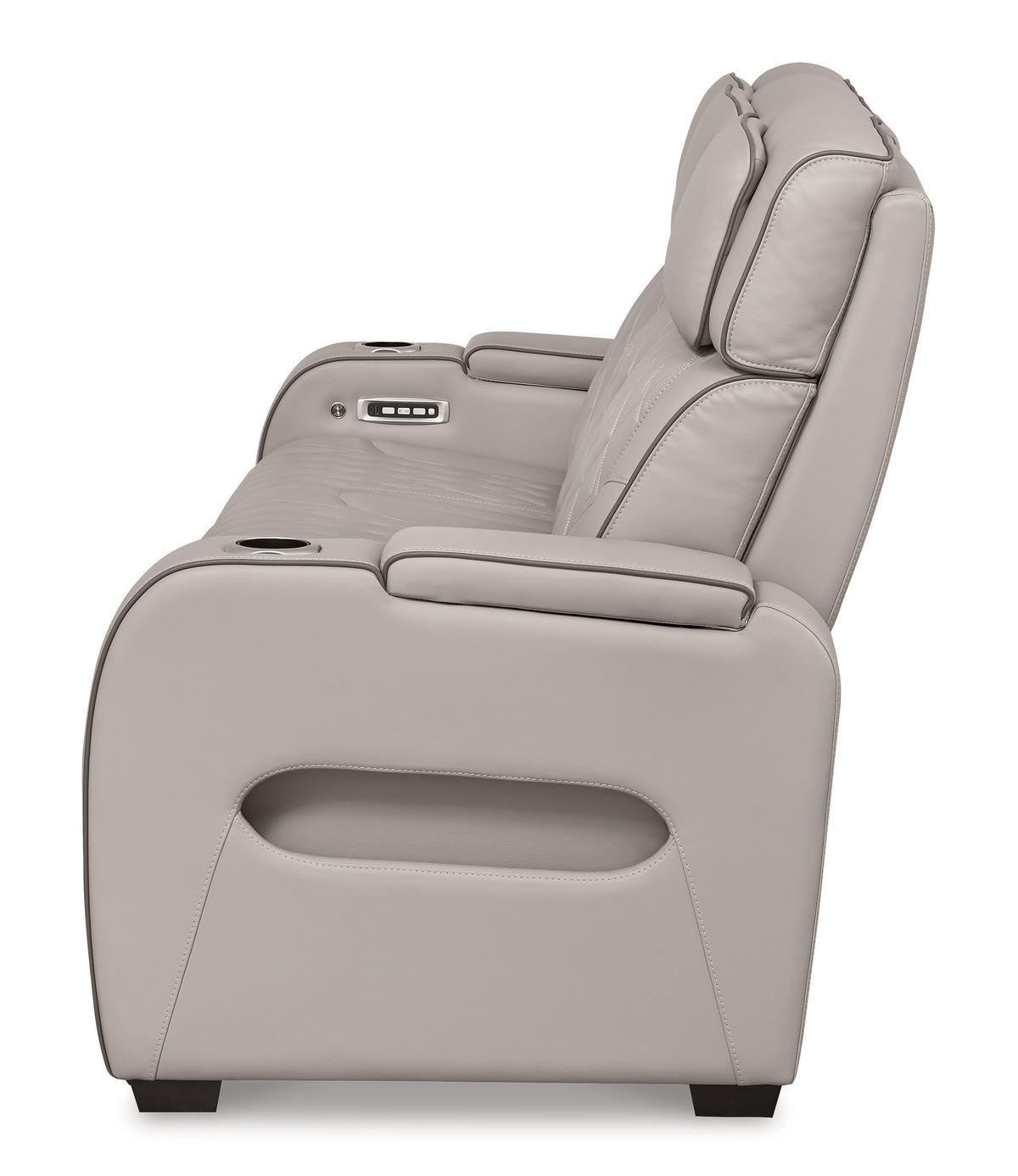 Boyington Gray Power Reclining Sofa