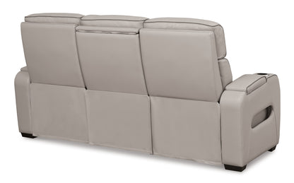 Boyington Gray Power Reclining Sofa