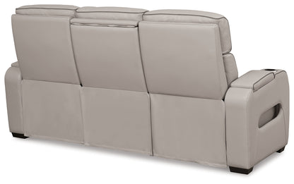 Boyington Gray Power Reclining Sofa and Recliner
