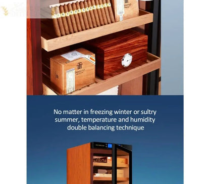 C380A Electronic Commercial Cigar Humidor Cabinet | 1,500 Cigars