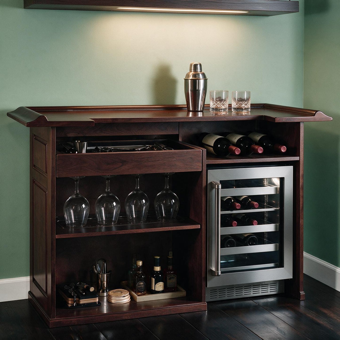 RAM Pub Series 72" Dry Bar Cappucchino