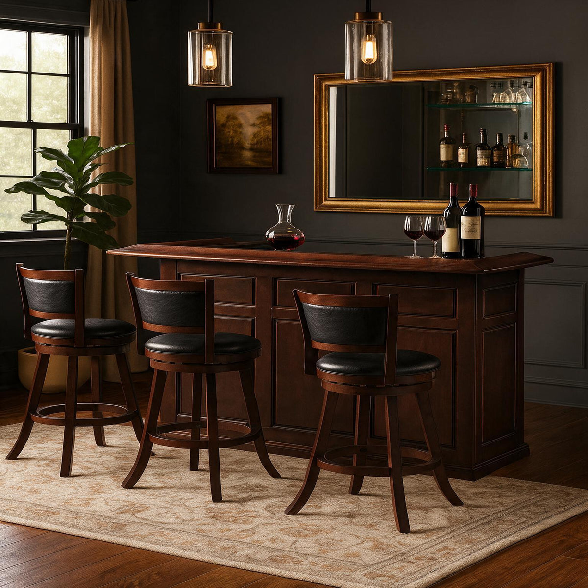 RAM Pub Series 72" Dry Bar Cappucchino