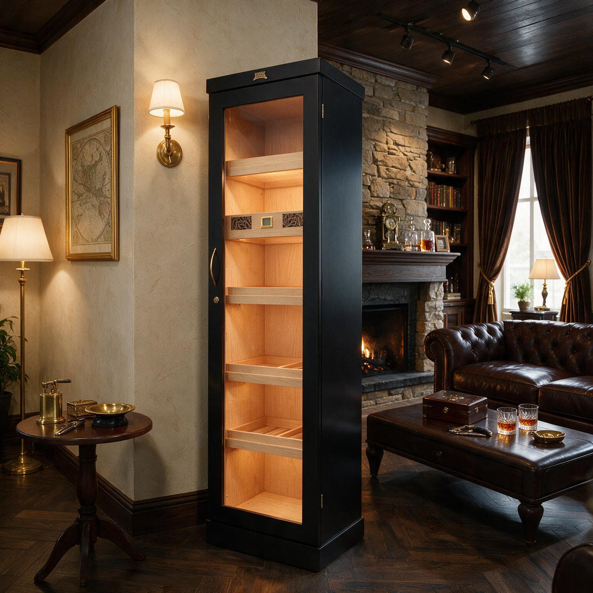 Cigar Humidor Tower Shelf Unit by Humidor Supreme