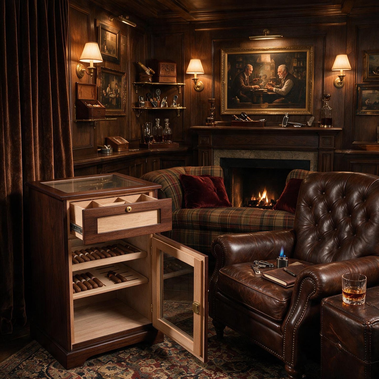 Galleria Table Cigar Humidor