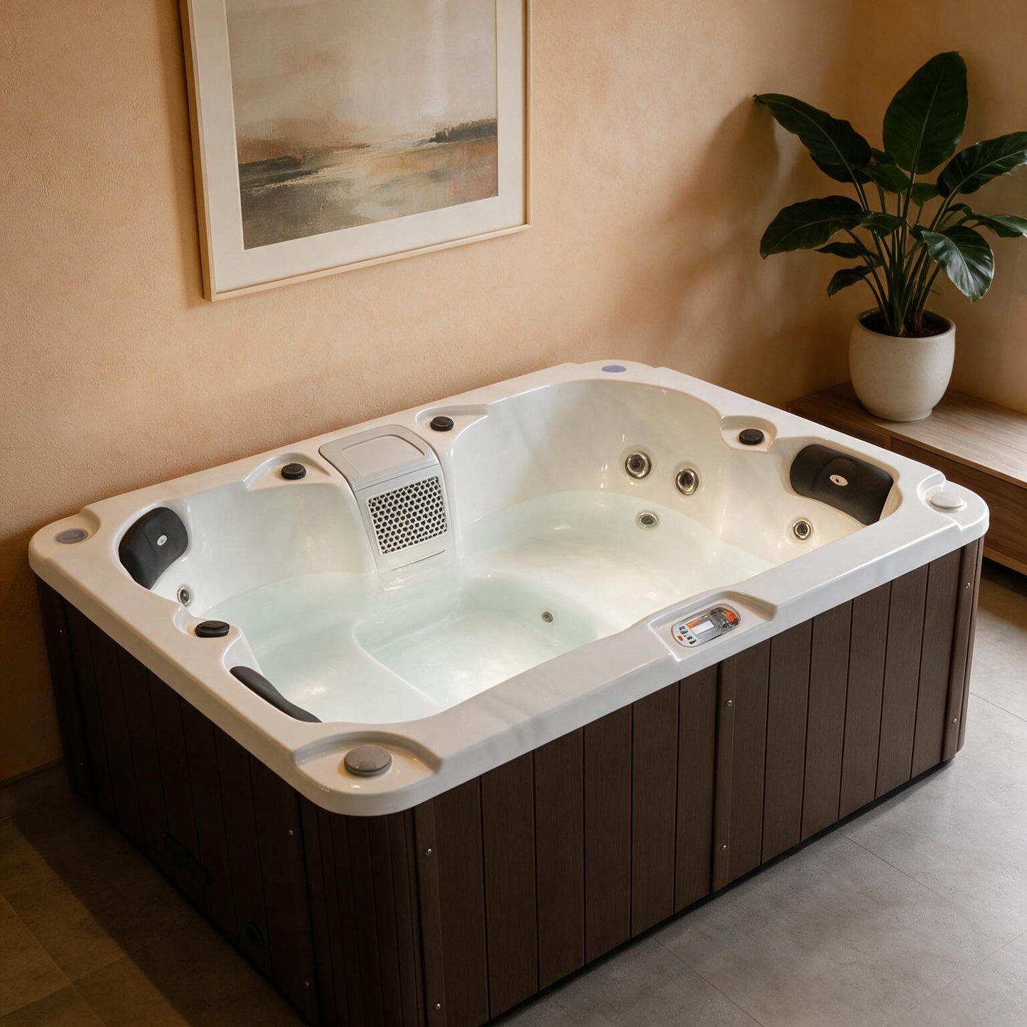 CSC Vermont 4-Person Plug And Play 20-Jet Spa With Bluetooth Audio