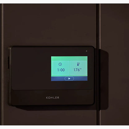 Kohler C1 Indoor 2, 3, 5-Person Graphite Gray Freestanding Alcove Design Sauna Kit