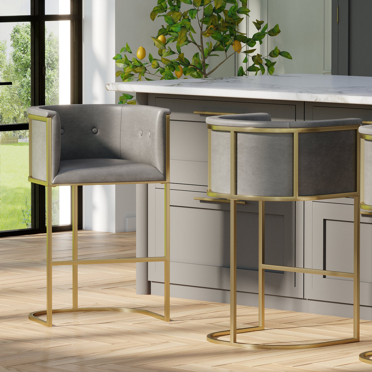 Winston Barstool in Grey