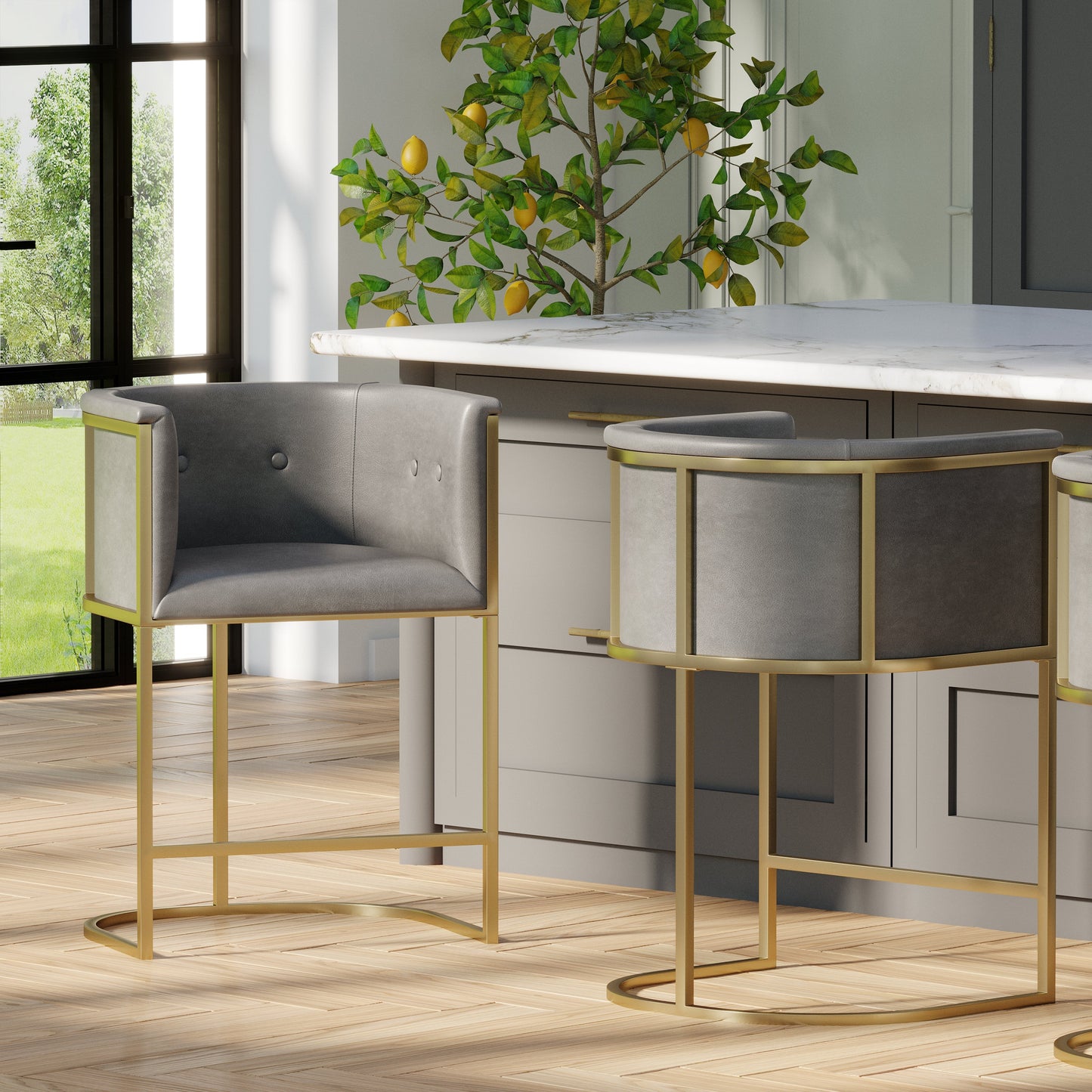 Winston Barstool in Grey