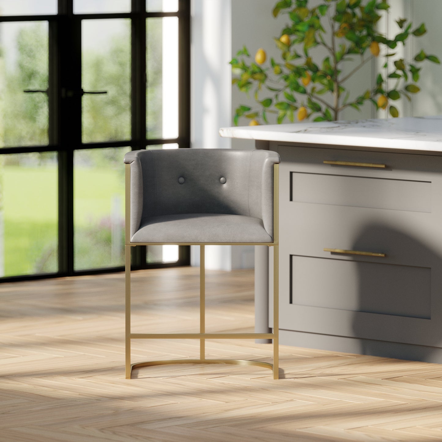 Winston Barstool in Grey