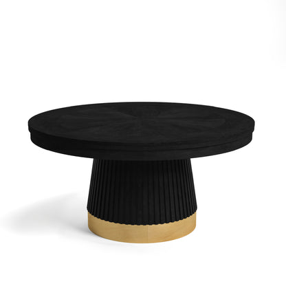 Poker Table Dining Top 60" Black