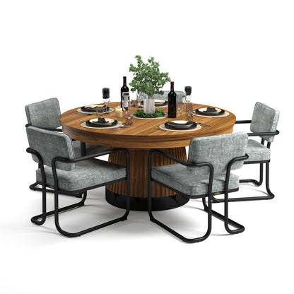 Poker Table Dining Top 60" Walnut