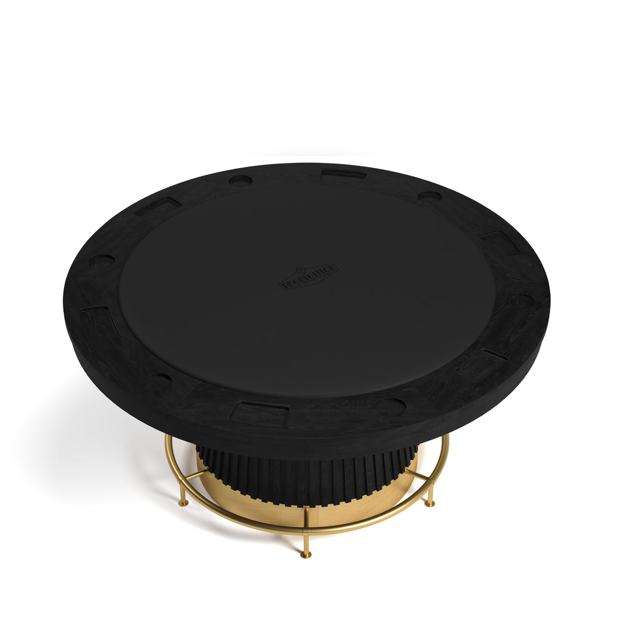 Prohibition Series 60" Poker Table Black