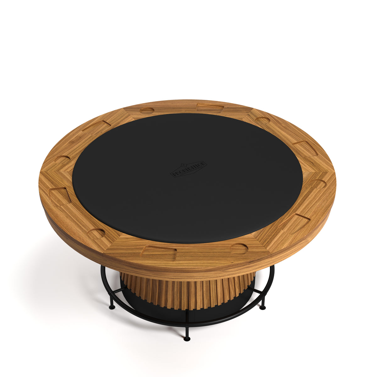 Prohibition Series 60" Poker Table Walnut