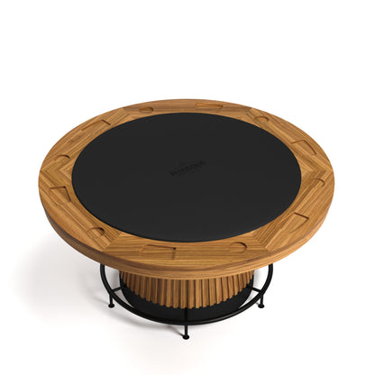Prohibition Series 60" Poker Table Walnut