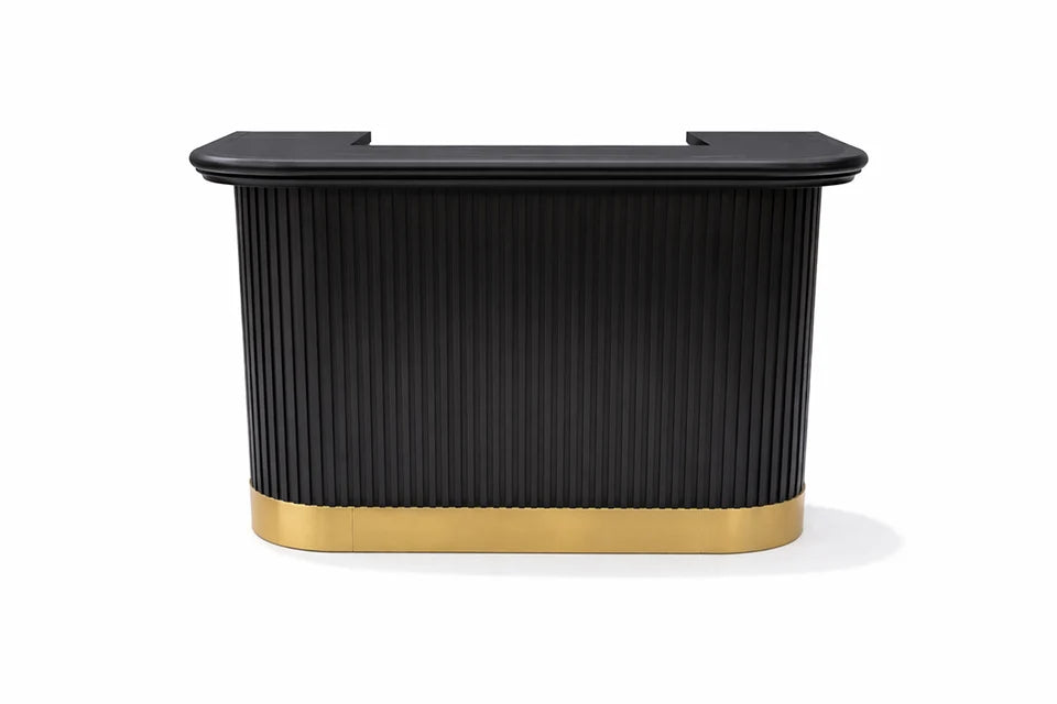 Prohibition Series 60" Cocktail Bar - Black