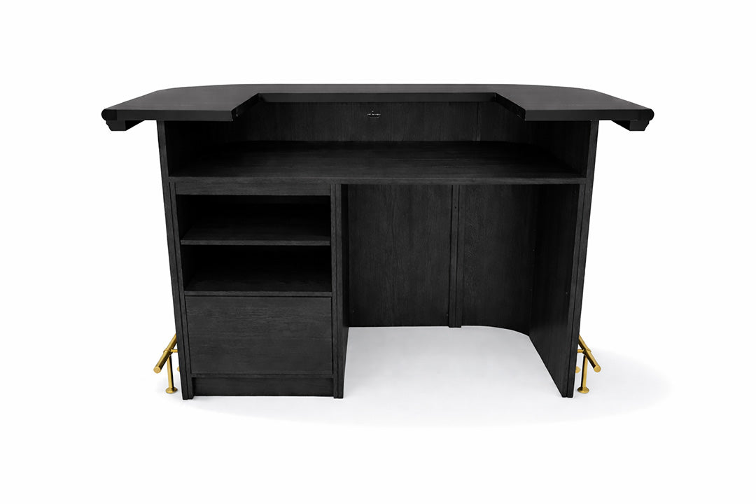 Prohibition Series 60" Cocktail Bar - Black