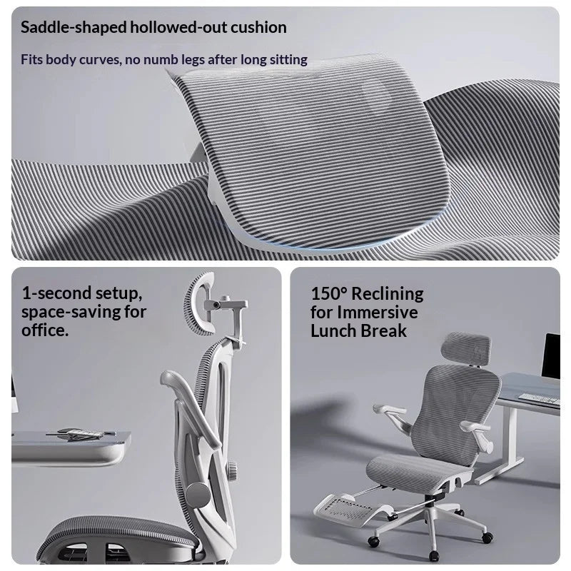 Ergonomic Chair Adjustable Backrest Gaming  Computer Home Rotatable Sedentary Not Tired Silla Gamer Office Furnitur